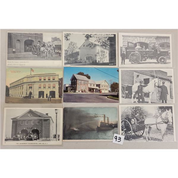 New Jersey Fire Related Postcards 13