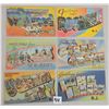 Image 1 : Large Letter Linen New Jersey Postcards 35