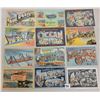 Image 2 : Large Letter Linen New Jersey Postcards 35
