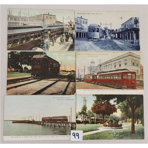 New Jersey Trolley Postcards 35+