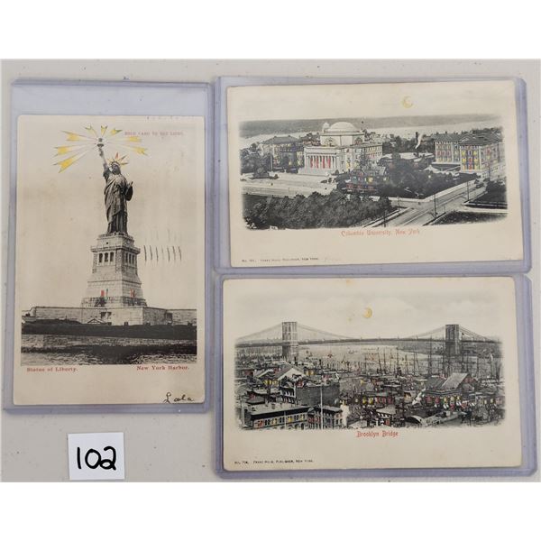 New York City Hold to Light Novelty Postcards 3
