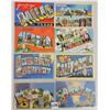 Image 2 : Large Letter Linen Postcards 100+