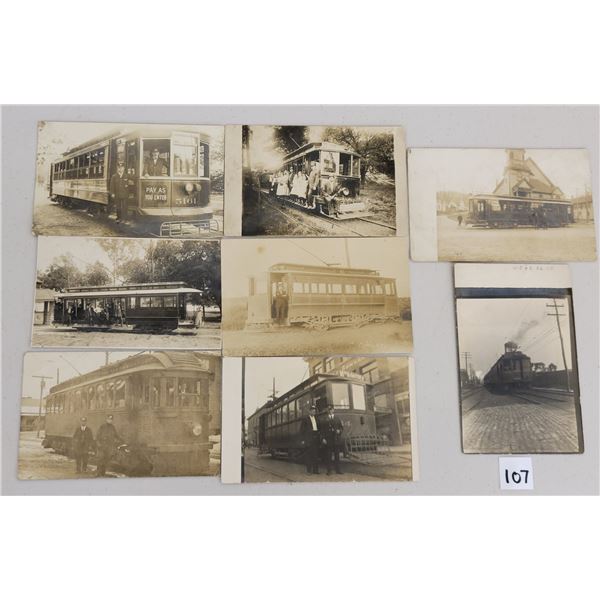 Real Photo Trolley Postcards 8