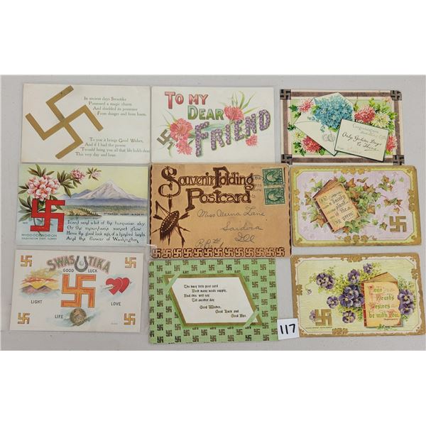 Swastikas on Greeting Postcards 34