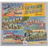 Image 2 : Florida Large Letter Linen Postcards 36
