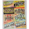 Image 1 : Large Letter Linen Postcards 60+