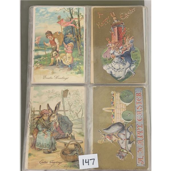 Easter Holiday Greeting Postcard Album 75 Cards
