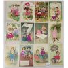 Image 1 : Novelty - Children with Silk Clothing Postcards 17