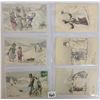 Image 1 : Snowmen Holiday Postcard Album 36 Cards