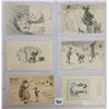 Image 2 : Snowmen Holiday Postcard Album 36 Cards