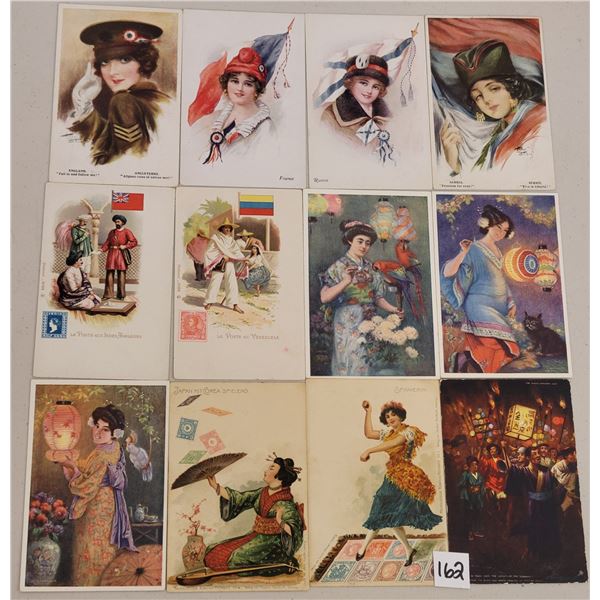 International Men & Women Postcards 20