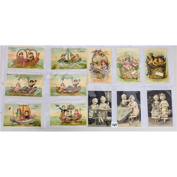 Children Greeting Postcard Album Approx. 115