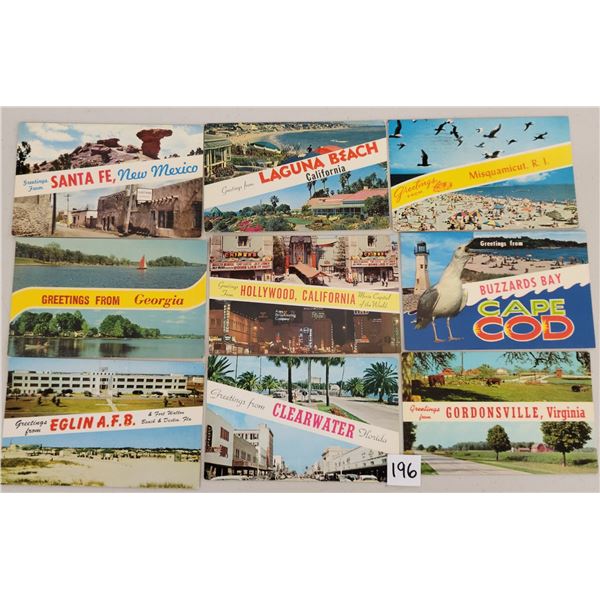 "Greetings From" 2 View Postcards Approx. 185