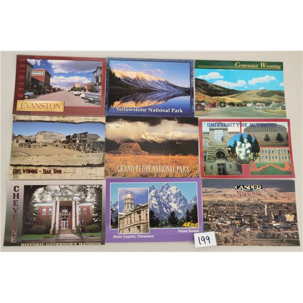 Wyoming Continental Postcards Approx. 315