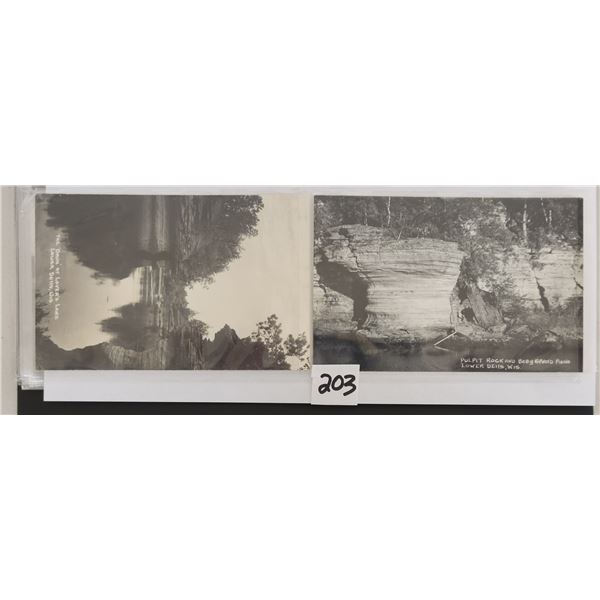 Real Photo Wisconsin Dells Album 30 Postcards