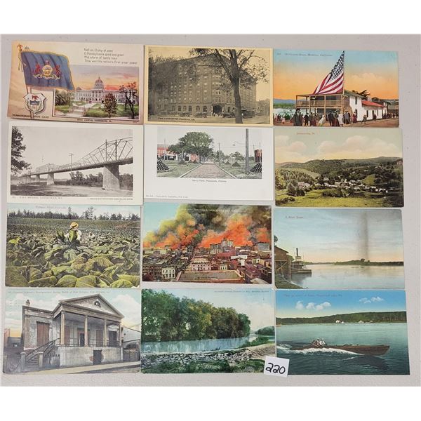 Misc. US View Postcards Approx. 240