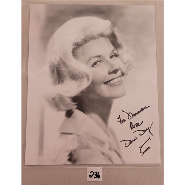 Doris Day Signed Real Photo