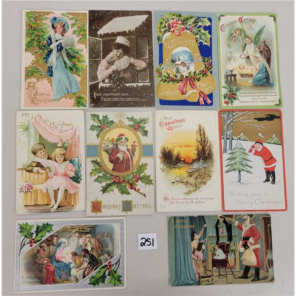 Christmas Holiday Greeting Postcards 90