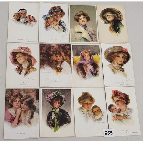 Pretty Lady Philip Boileau Greeting Postcards 30 Cards & Book