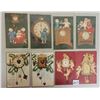 Image 2 : New Years Holiday Greetings with Children & Clocks 16 Postcards