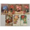 Image 2 : Greetings with Flower Vases 19 Postcards
