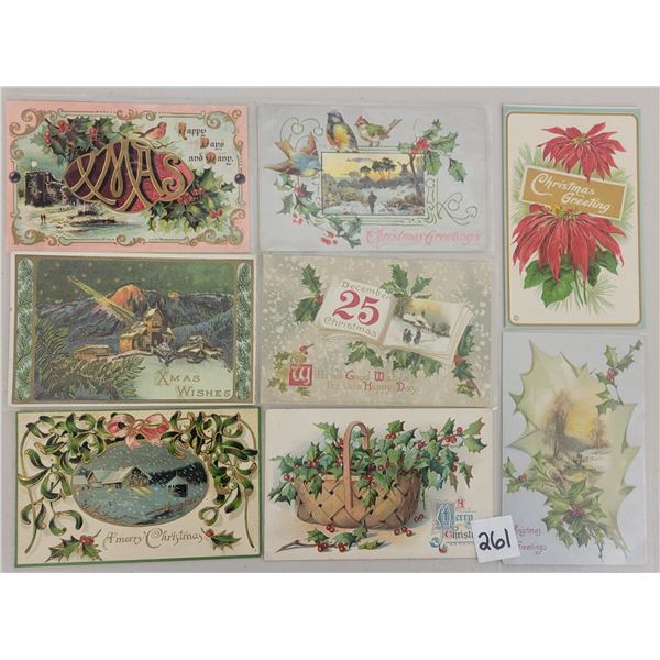 Christmas Holiday Greeting Postcards Approx. 350