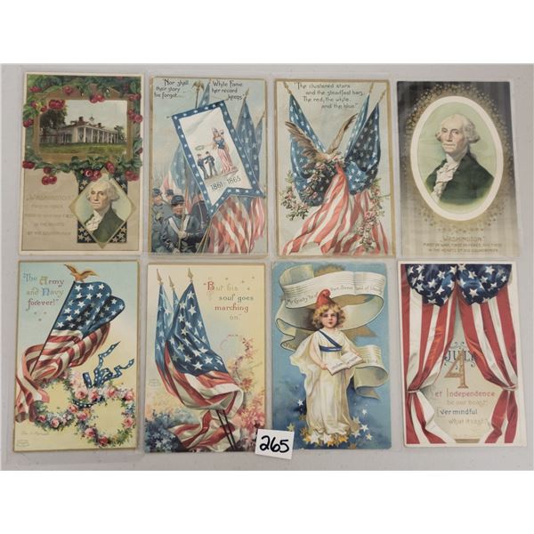 Patriotic Holiday Greeting Postcards Approx. 45