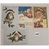 Image 2 : Santa Claus Holiday Greeting Postcards Approx. 65