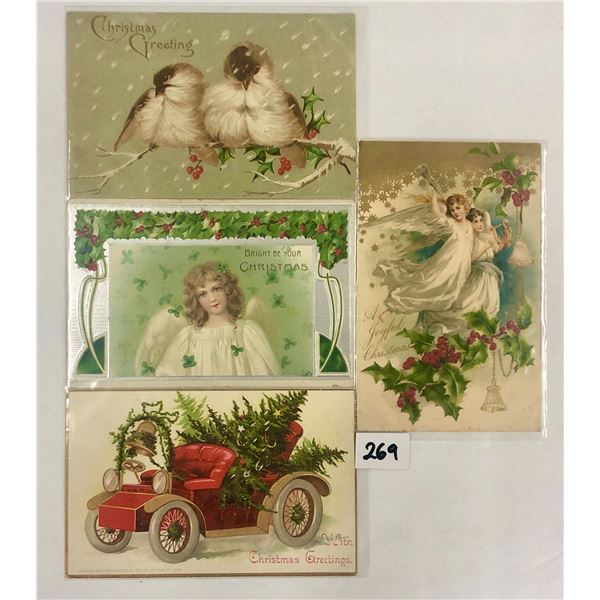 Christmas Sorted Holiday Greeting Postcards 210