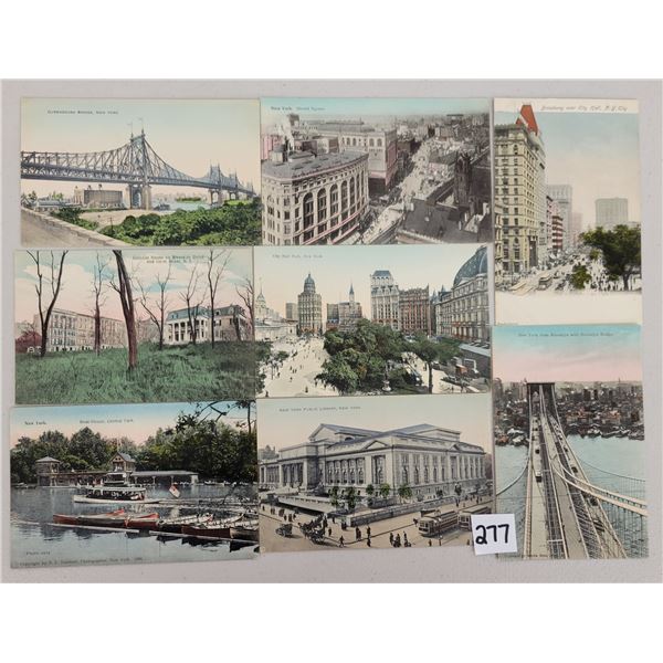 New York City 100+ Postcards - Hand Color Like