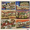 Image 1 : Large Letter Linen Postcards 190+