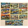 Image 2 : Large Letter Linen Postcards 190+