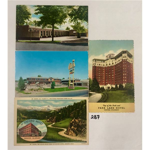 Colorado Motel Postcards 70