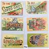 Image 7 : Greetings, "To My" , Letters Postcard Album Approx. 80