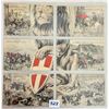 Image 2 : Novelty - Installment Set Garibaldi & Lion Italian Postcard Set of 12