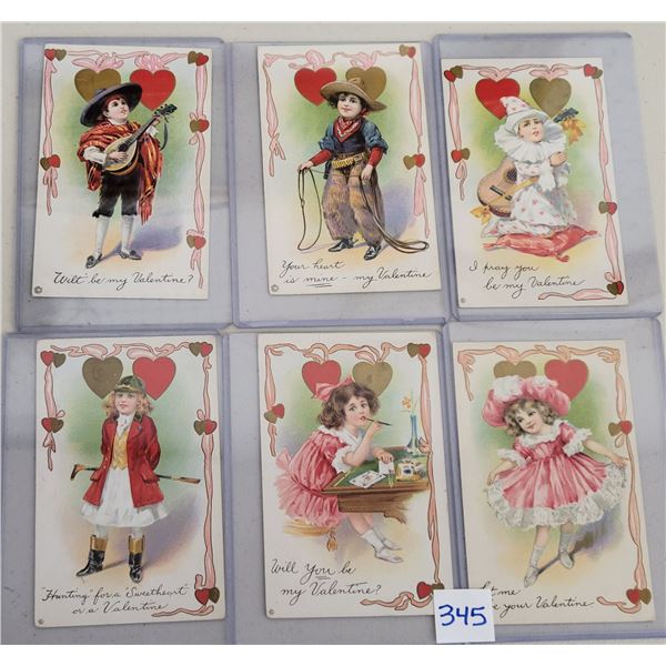 Valentine's Day Holiday Greeting Postcards 10