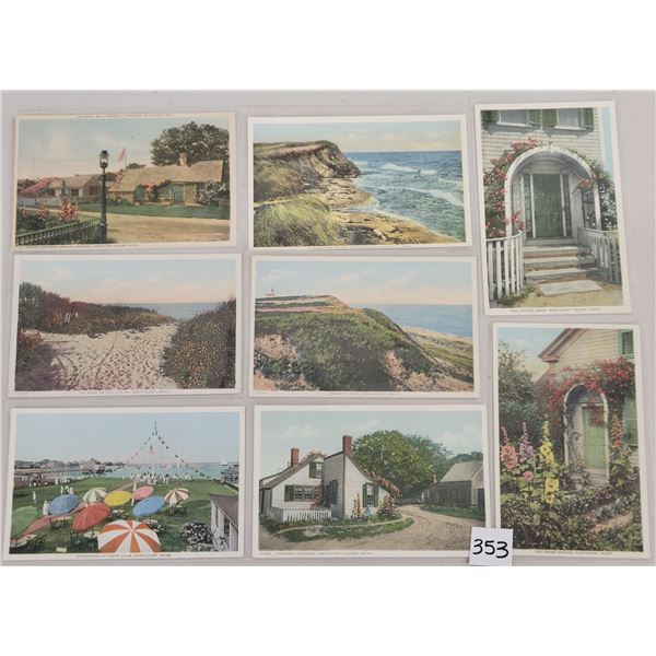 Nantucket, Massachusetts Detroit Publishing Postcards 45+