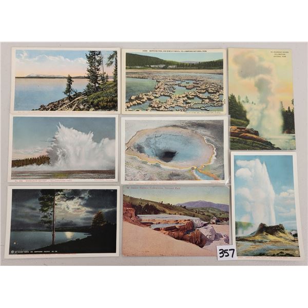 Yellowstone National Park Postcards 80+