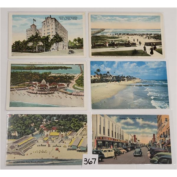 Palm Beach, Florida Postcards 70+