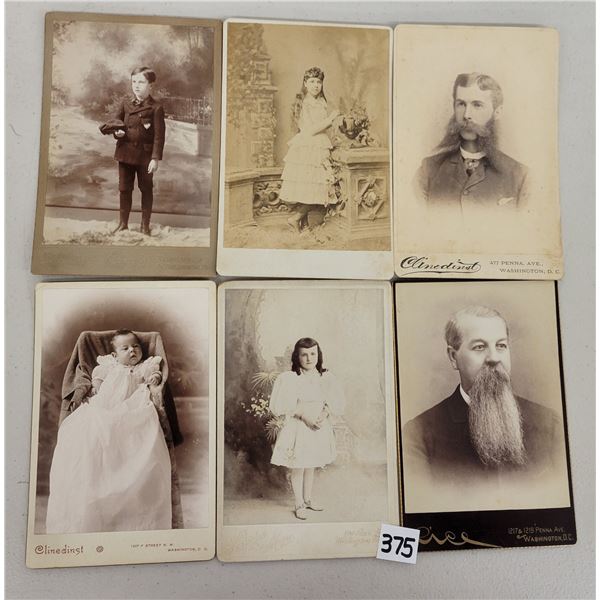 Cabinet Photos of People by Washington D.C. Studios Approx. 95