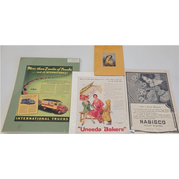 Nabisco Advertising Paper Ephemera 15 Pieces