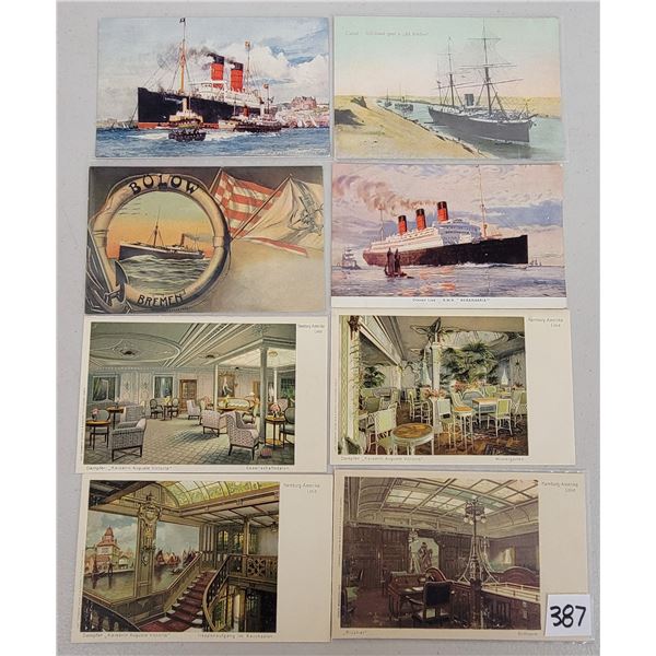 Transportation - Ocean Liners Ship 75 Postcards