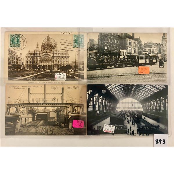 Belgium Train & Railroad Postcards 29