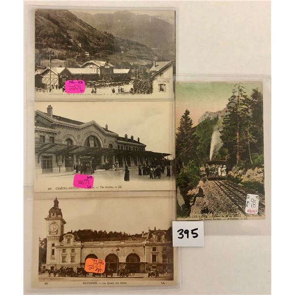 France Train & Railroad & Depot Postcards 40+