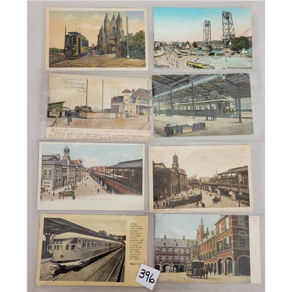 Transportation - Netherlands Train - Railroad - Depot Postcards 21