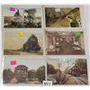 Image 1 : Trains Railroad Postcards Approx. 50