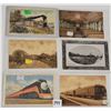 Image 1 : Trains - Railroad Postcards 55+
