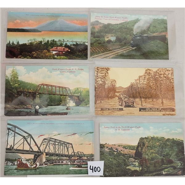 Transportation - Northwestern Pacific Railroad Postcards 11