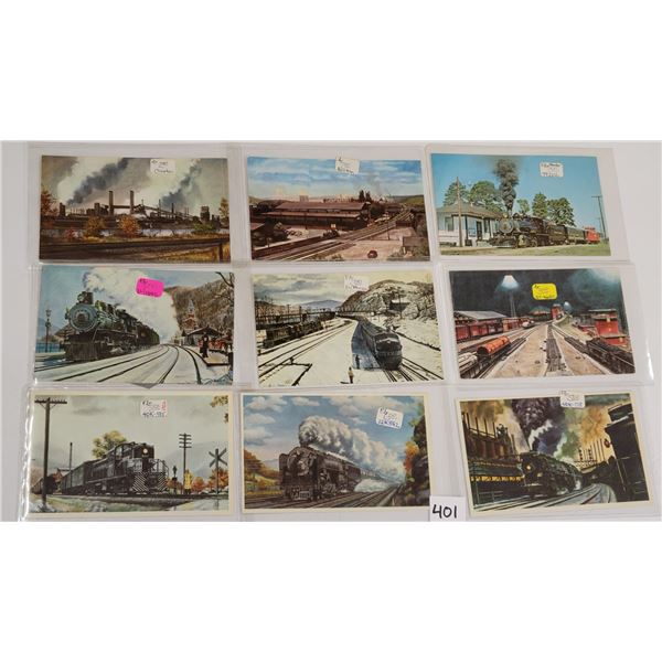 Railroad - Train Postcards Approx. 55