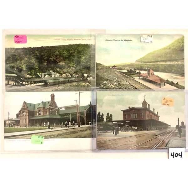 Pennsylvania Train - Railroad Sorted Postcards 100+